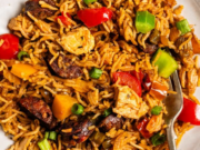 Smoky Chorizo Jambalaya with Chicken (Easy One Skillet Recipe) Chorizo Jambalaya with Chicken