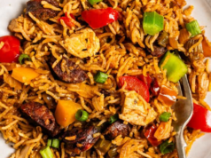 Smoky Chorizo Jambalaya with Chicken (Easy One Skillet Recipe) Chorizo Jambalaya with Chicken