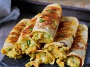 Easy Vegan Taquitos (Crispy Baked Veggie Flautas) Easy Vegan Taquitos