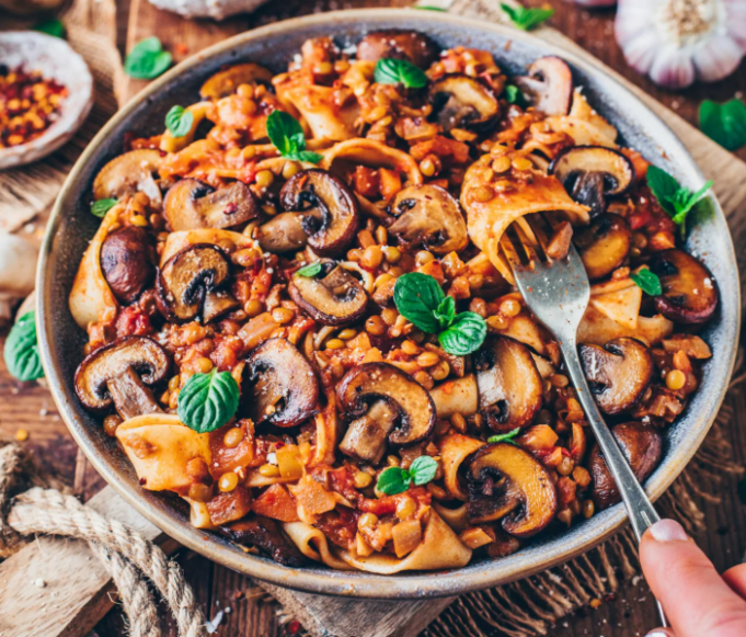 Mushroom & Lentil Ragu Mushroom & Lentil Ragu