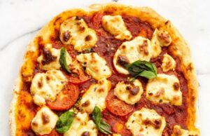 Vegan Margherita Pizza with Homemade Cashew Mozzarella Vegan Margherita Pizza With Cashew Mozzarella