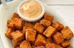 Crispy Air Fryer Tofu (Oil Free & Perfectly Golden) Crispy Air Fryer Tofu