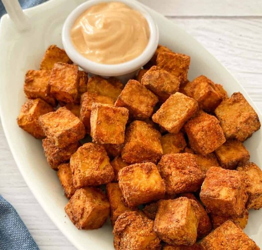 Crispy Air Fryer Tofu Crispy Air Fryer Tofu