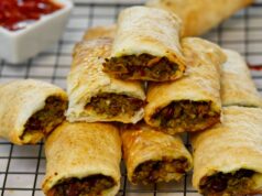 Easy Vegan Sausage Rolls with Savory Mushroom & Bean Filling Vegan Sausage Rolls