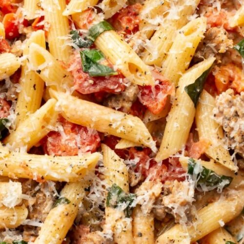 Spicy Italian Sausage Pasta